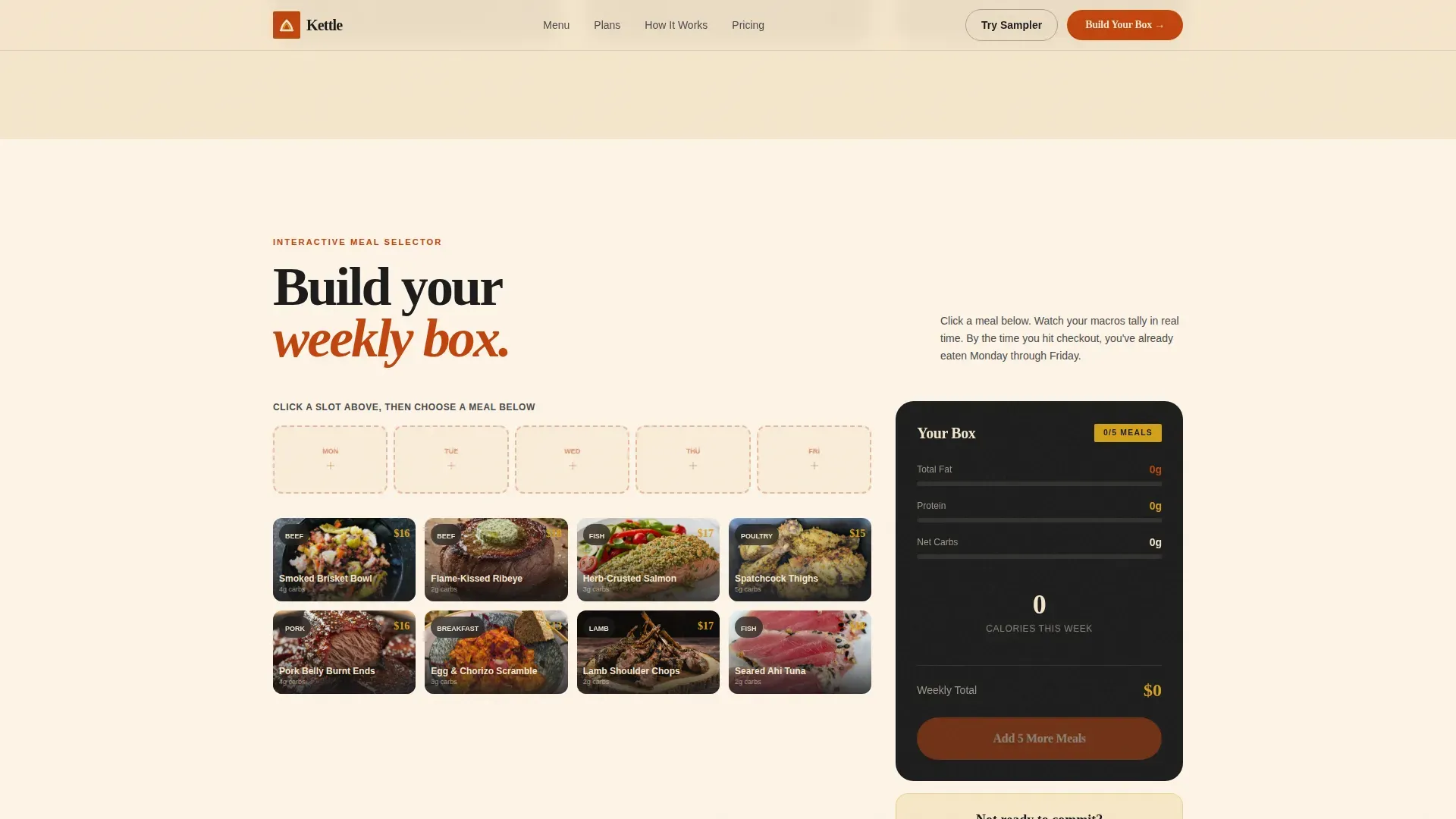 Handcrafted Kulfi And Falooda Shop Landing Page Template