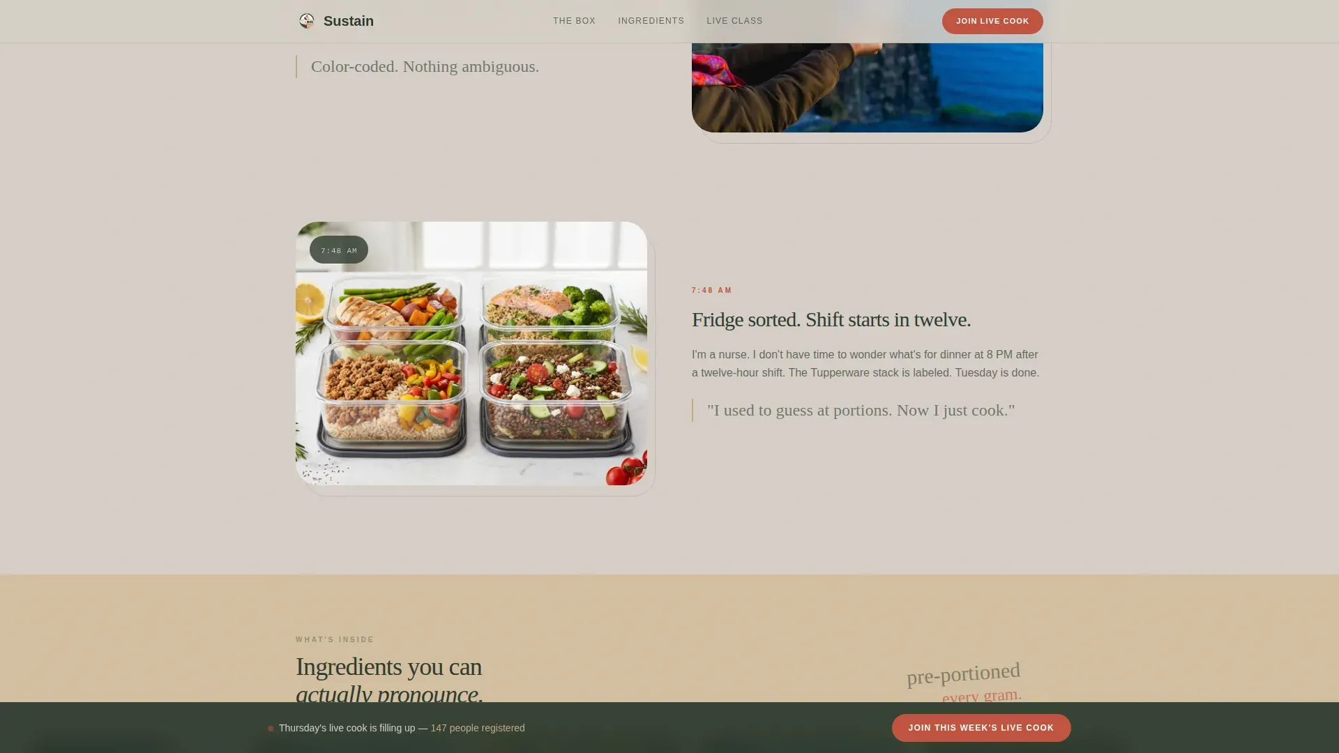 Keto Meal Kit Subscription Landing Page Template