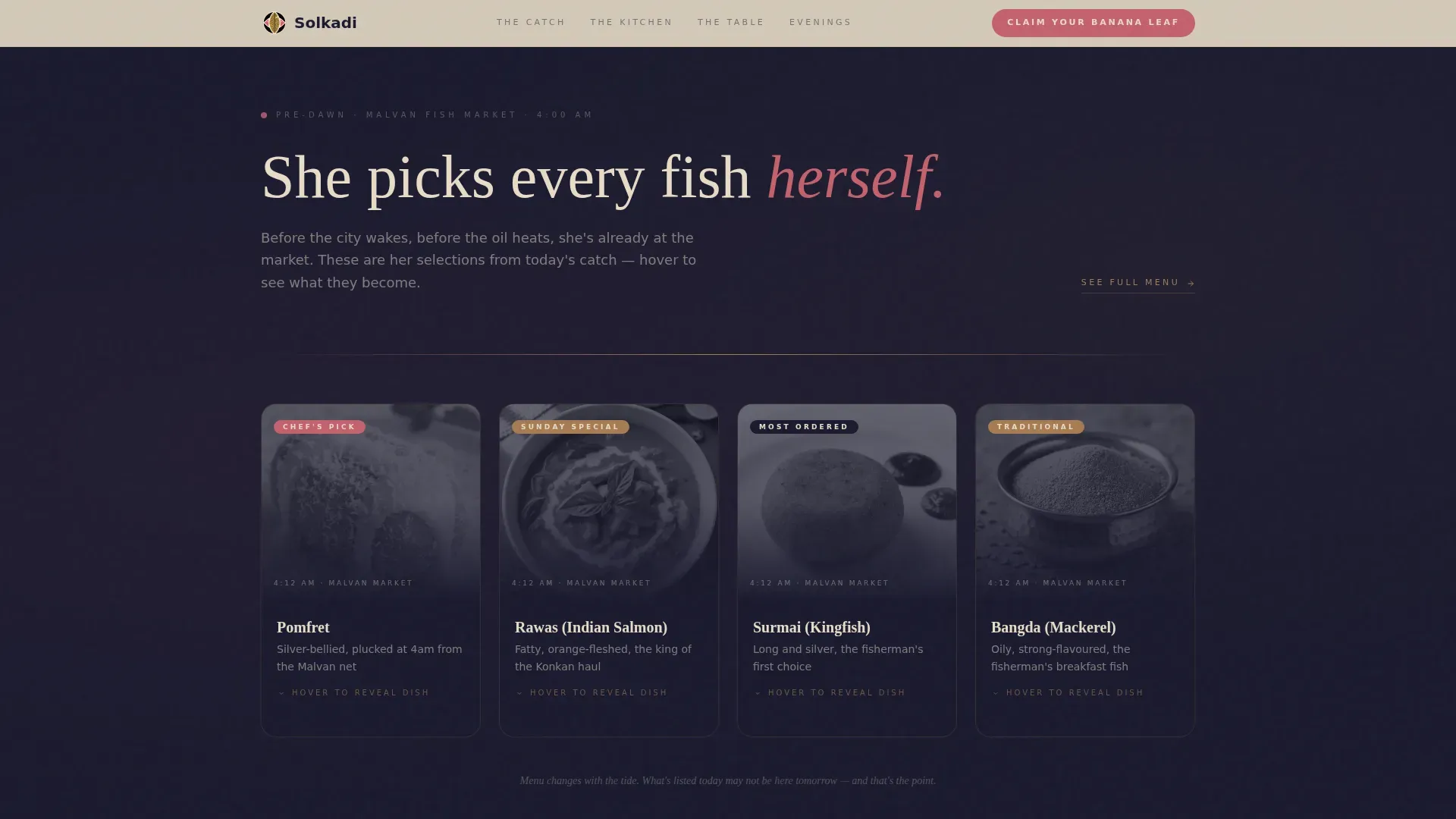 Regional & Specialty Restaurant Appointment Booking Website Template