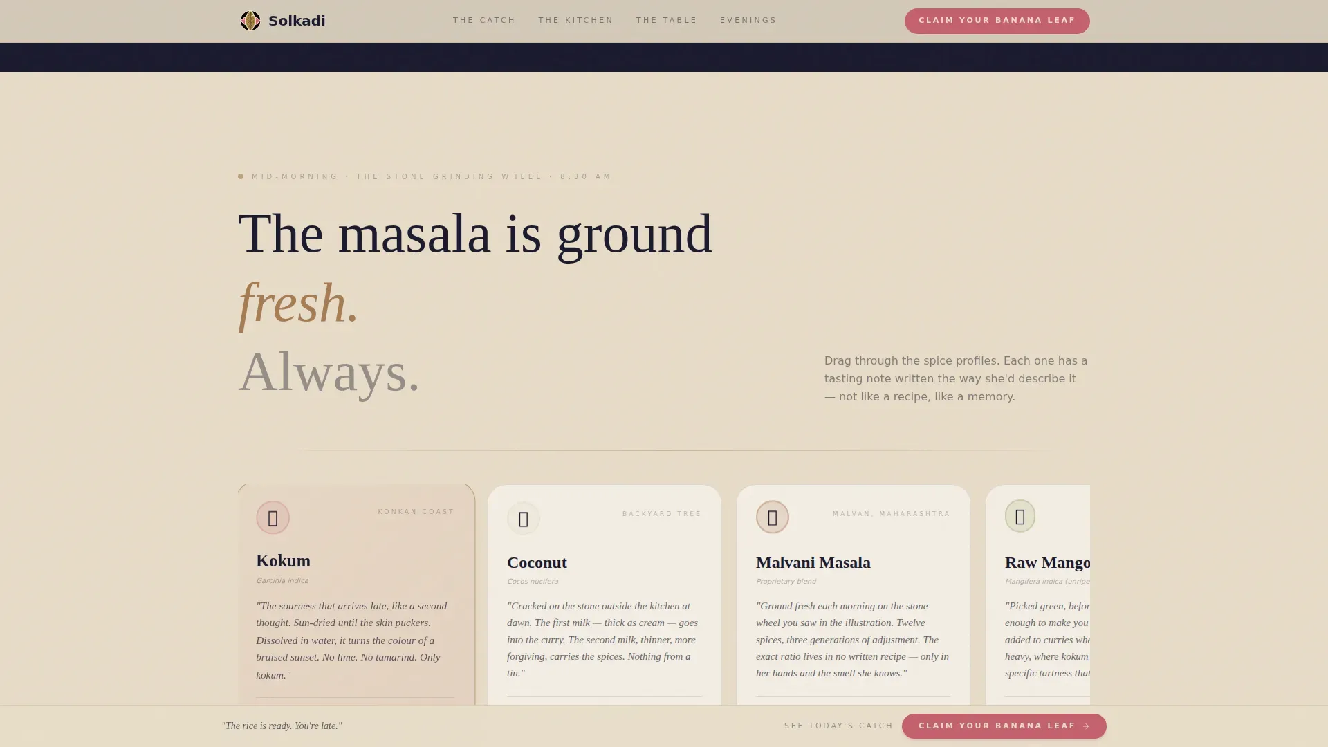 Regional & Specialty Restaurant Appointment Booking Website Template