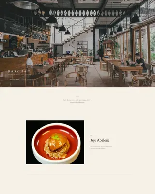 Fine Dining Restaurant Landing Page Template