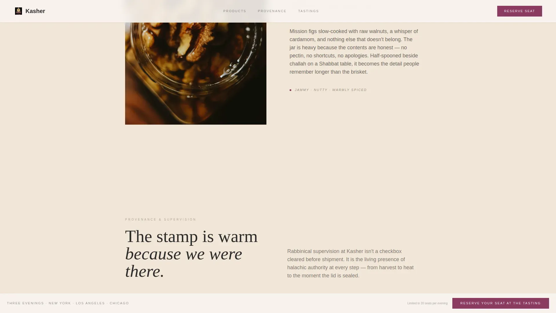 Complete Kosher Food & Dining Professional Website Template