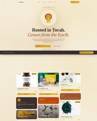 Advanced Kosher Food & Dining Appointment Booking Website Template