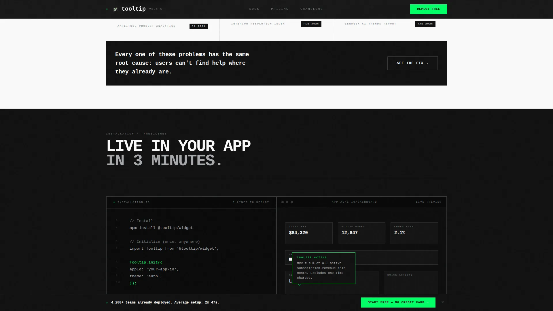 Onboarding & User Guide Cost Calculator Website Template