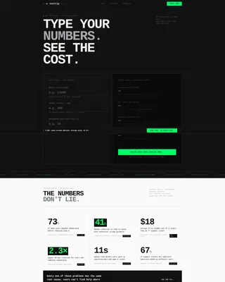 Onboarding & User Guide Cost Calculator Website Template