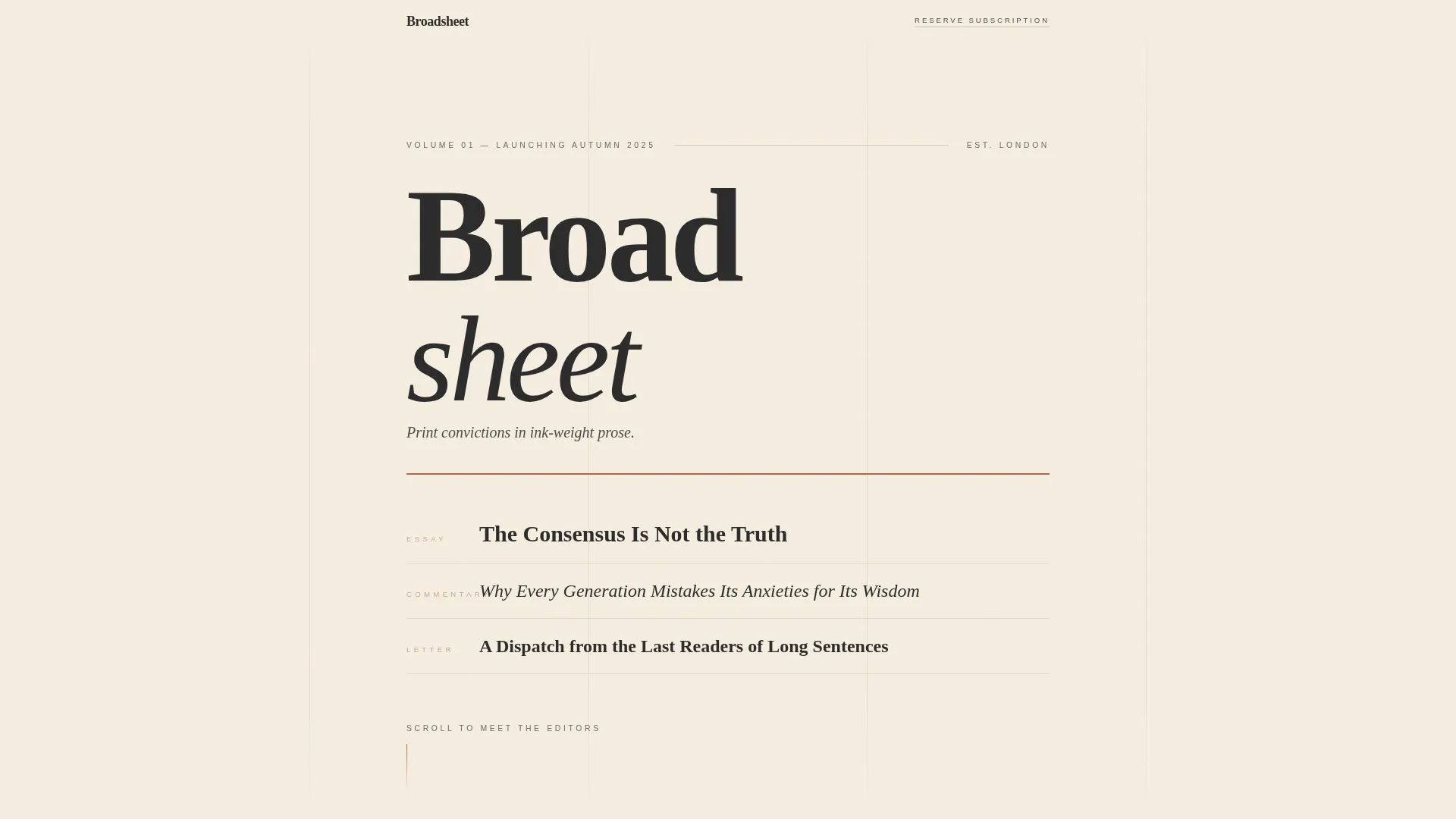 News & Magazine Pre-Launch Website Template