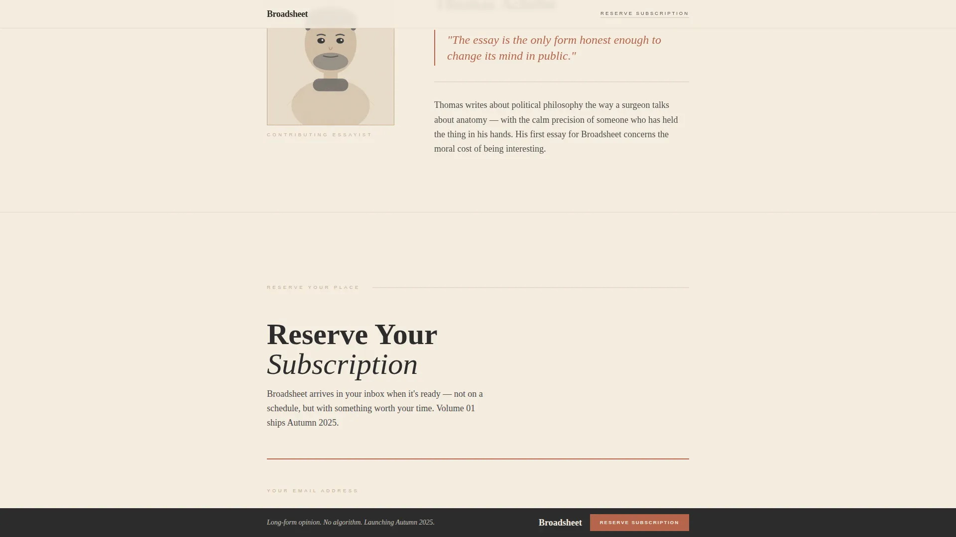 News & Magazine Pre-Launch Website Template