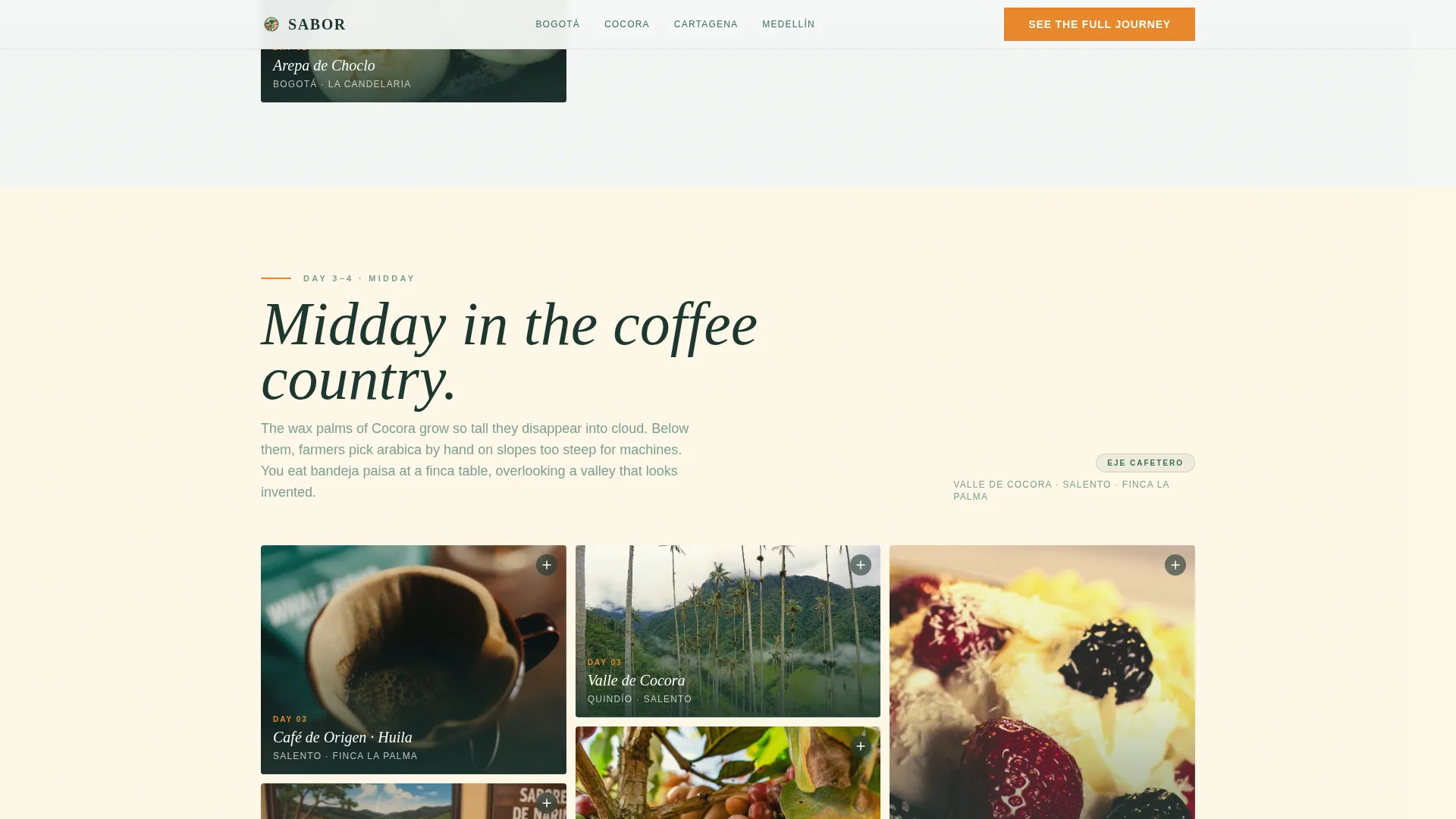 Colombia Travel Booking Website Template