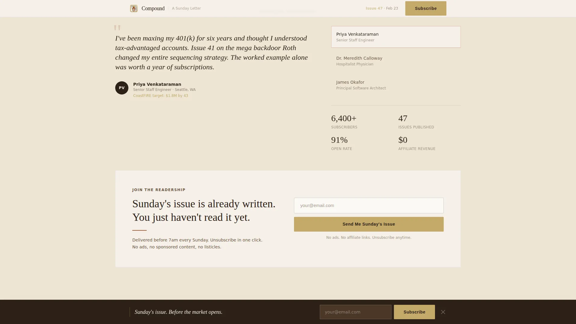 FIRE (Financial Independence) Content Reviews Website Template