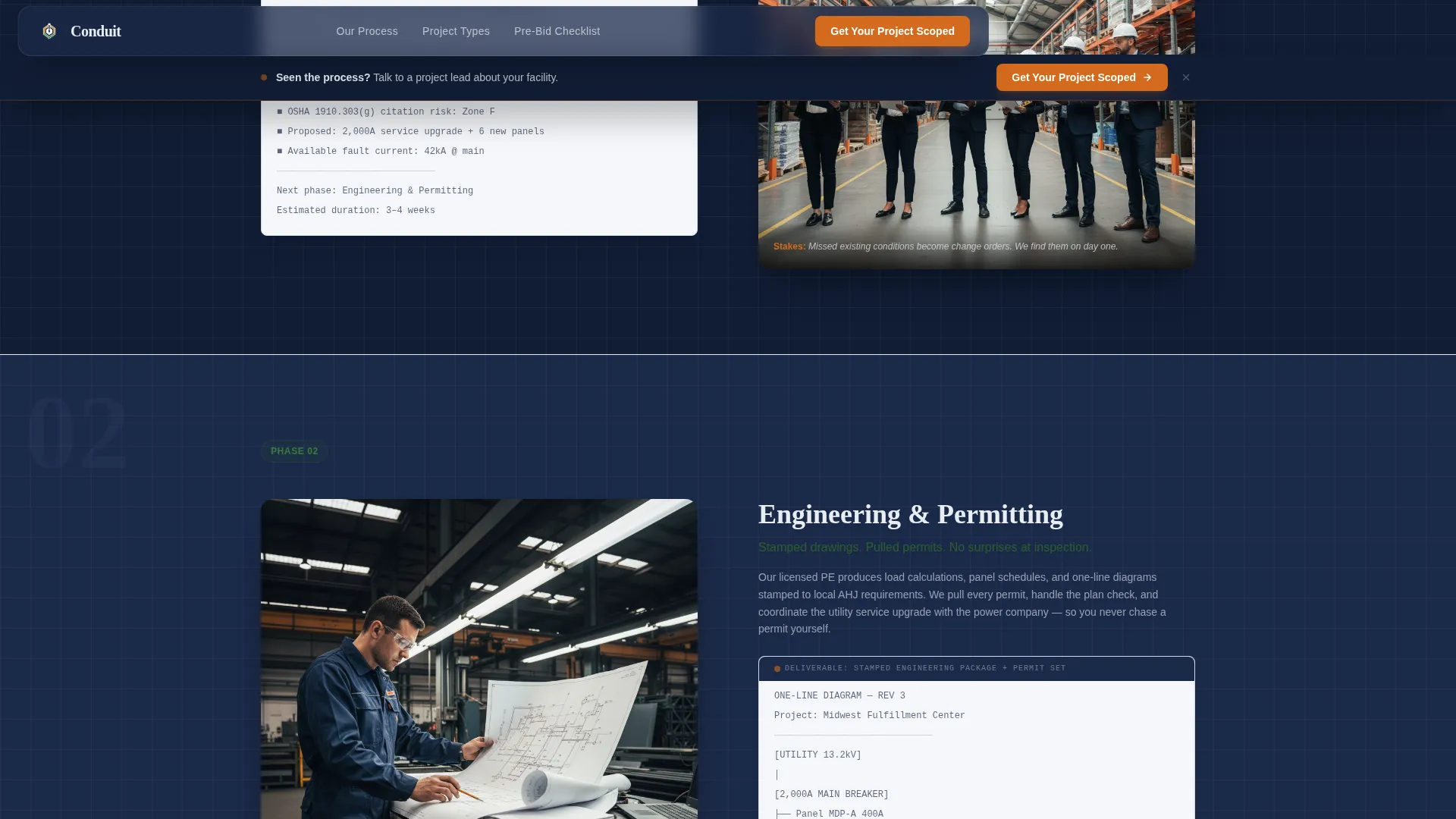 Warehouse & Factory Construction Professional Website Template