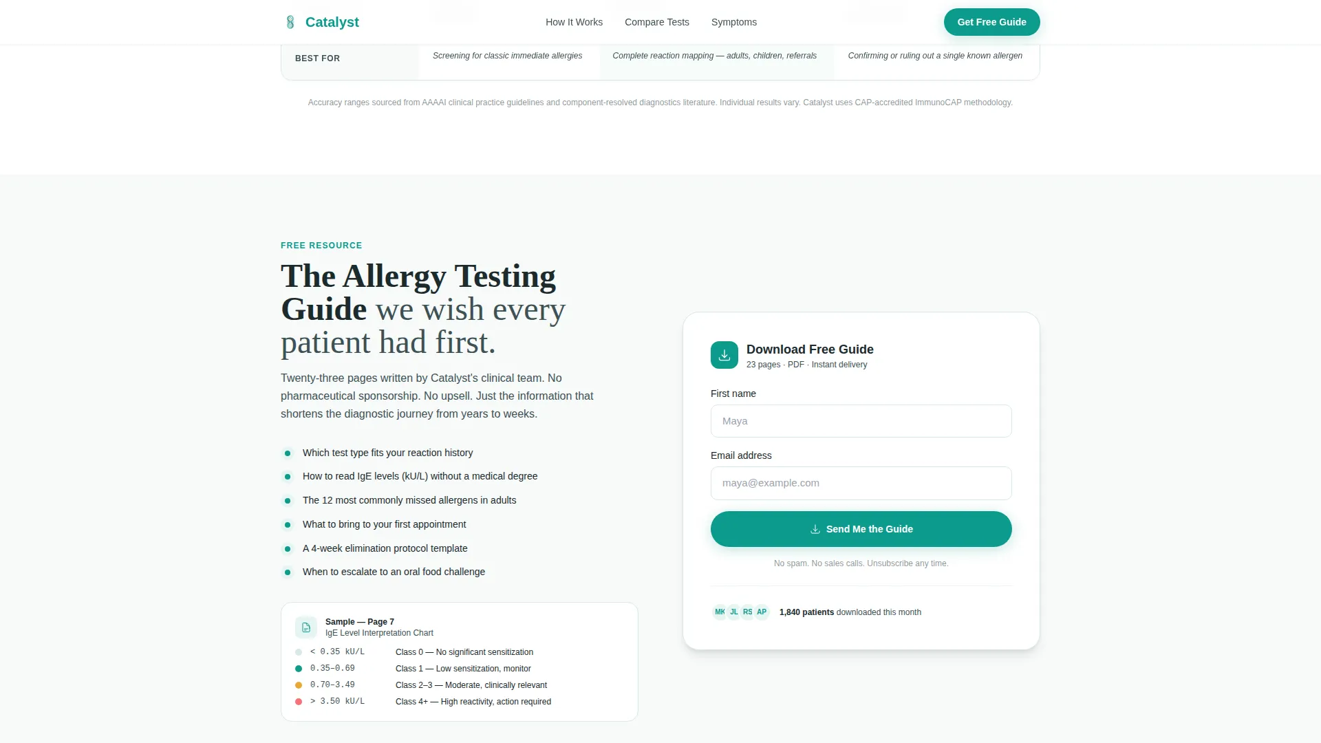 Allergy & Immunology Education Website Template