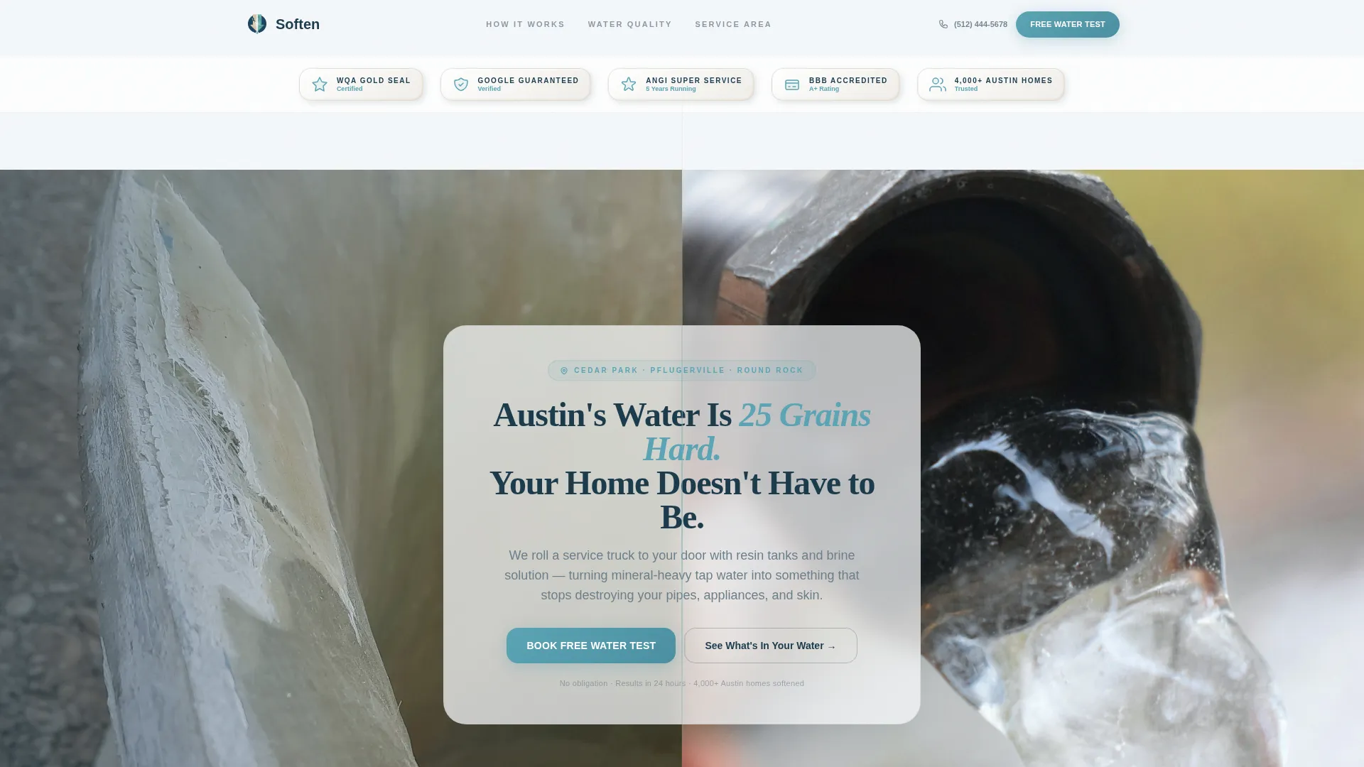 Trusted Watersoftener | Free Website Template | Rocket