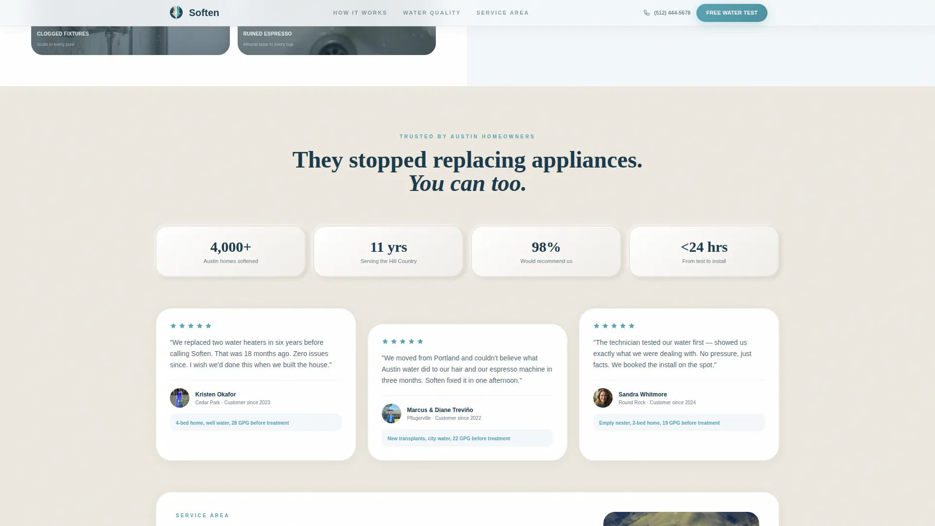 Trusted Watersoftener | Free Website Template | Rocket