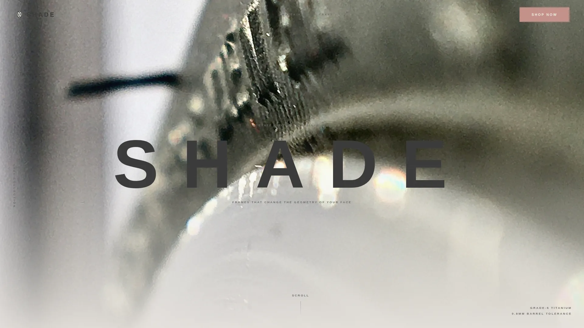 Eyewear Brand Professional Website Template