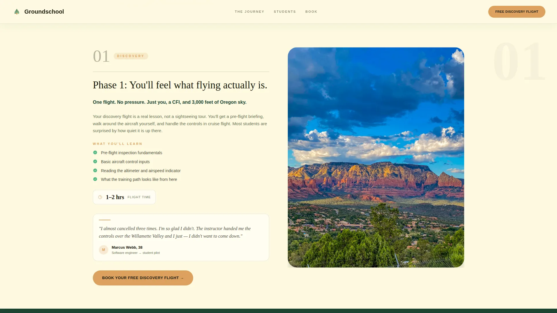 Aviation & Maritime School Booking Website Template
