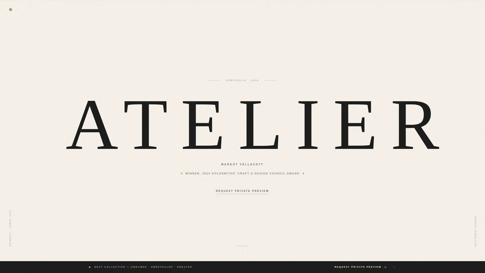 3D & Product Design Portfolio Pre-Launch Website Template