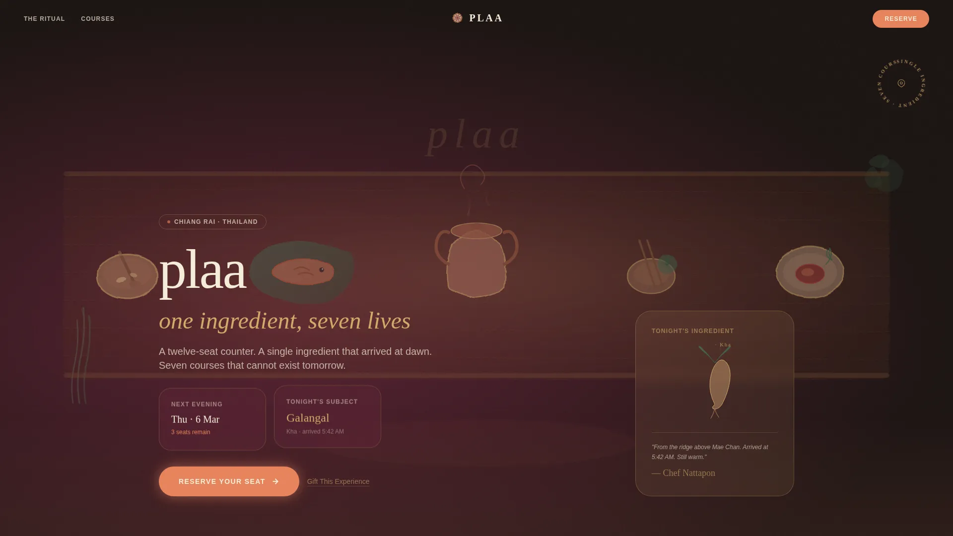 Thai Dining Professional Website Template