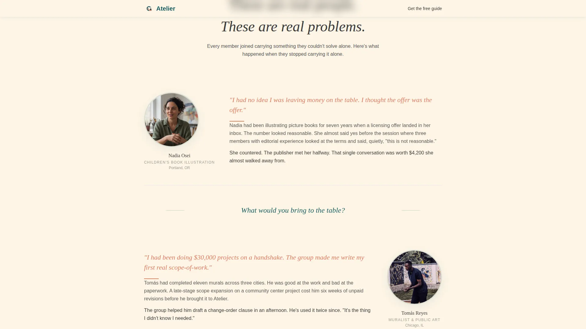 Artists & Illustrators Community Blog Website Template