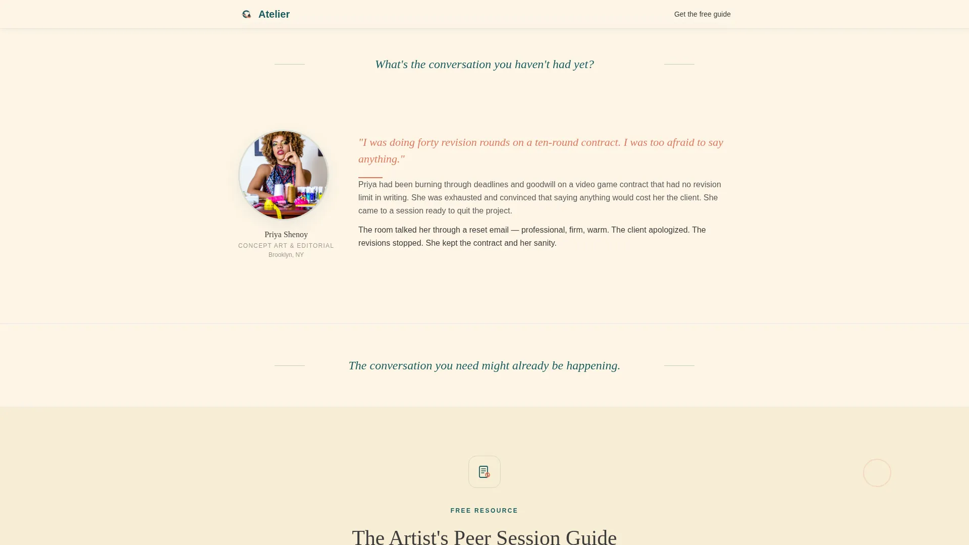 Artists & Illustrators Community Blog Website Template