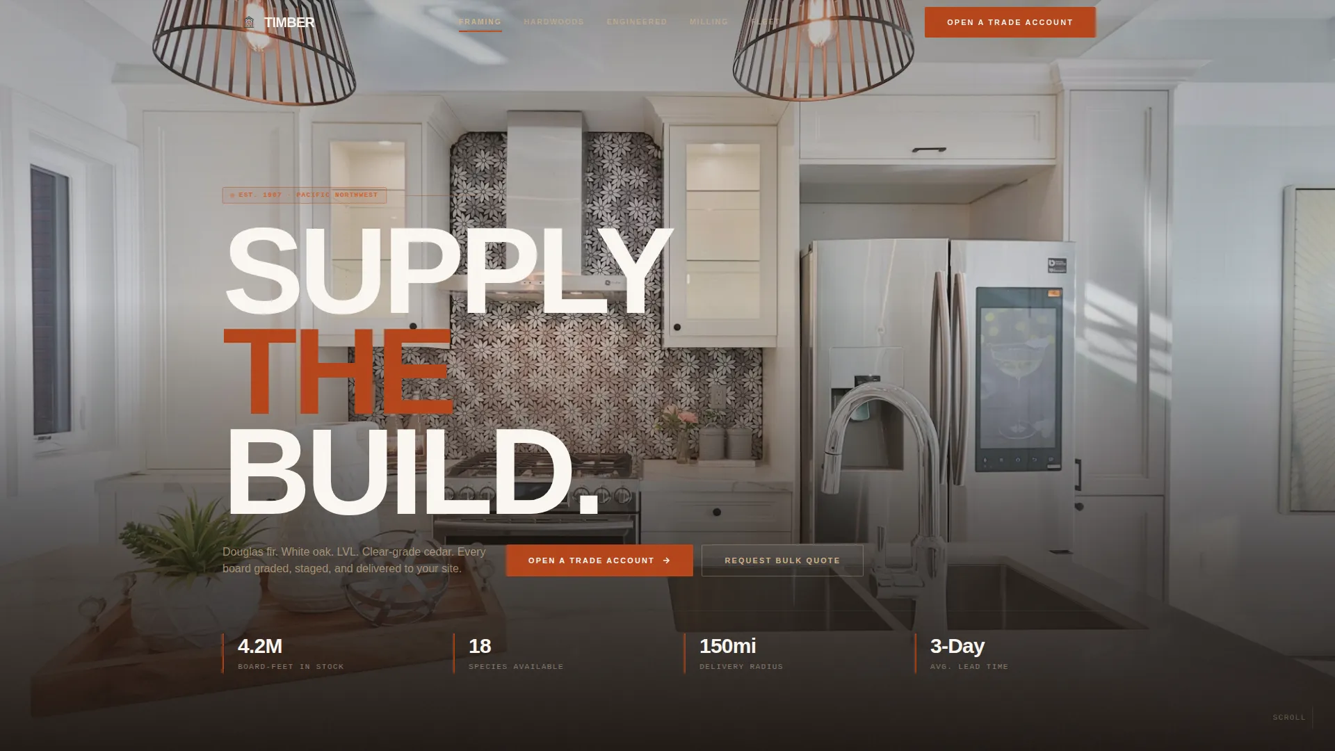 Construction Materials & Supply Professional Website Template