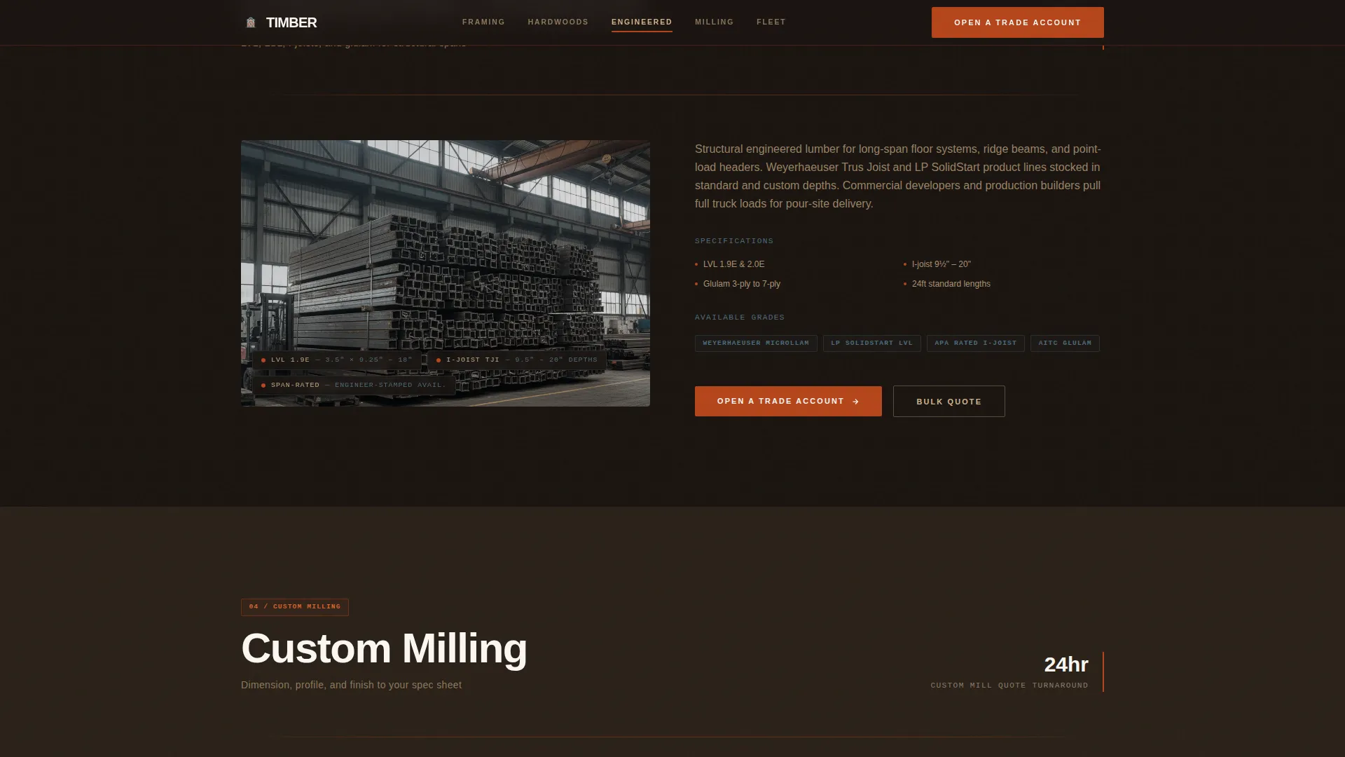 Construction Materials & Supply Professional Website Template