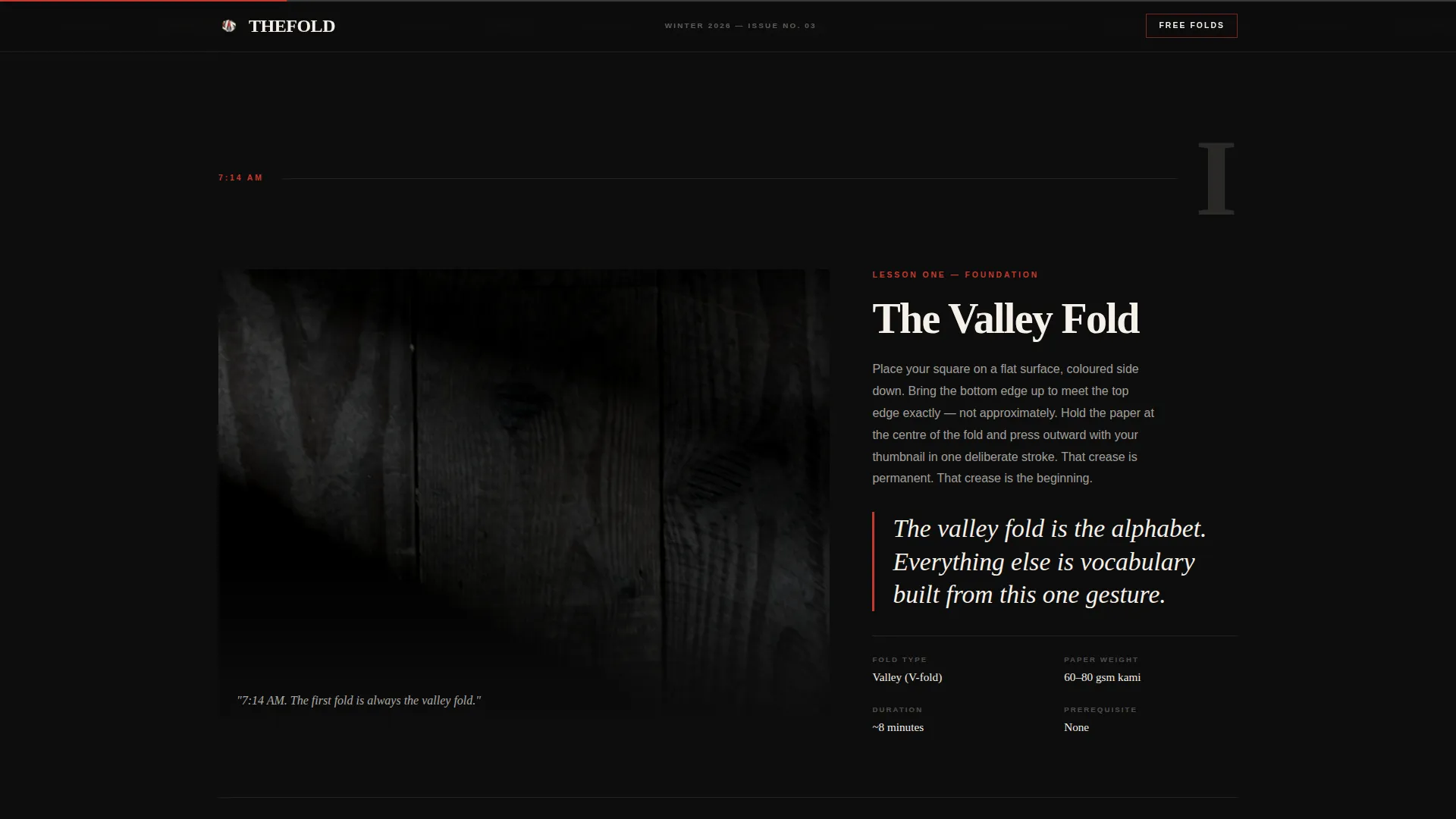 Cinematic Origami | Free Website Template | Rocket