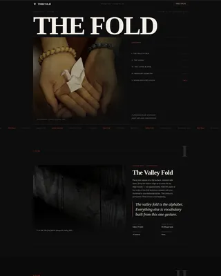 Cinematic Origami | Free Website Template | Rocket