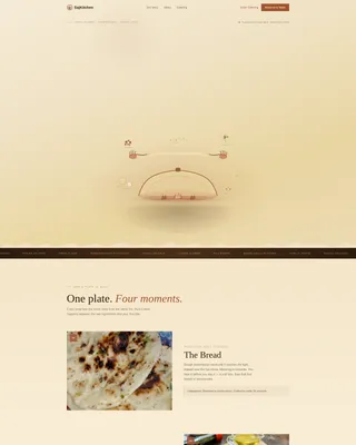 Middle Eastern Cuisine & Dining Certified Booking Website Template