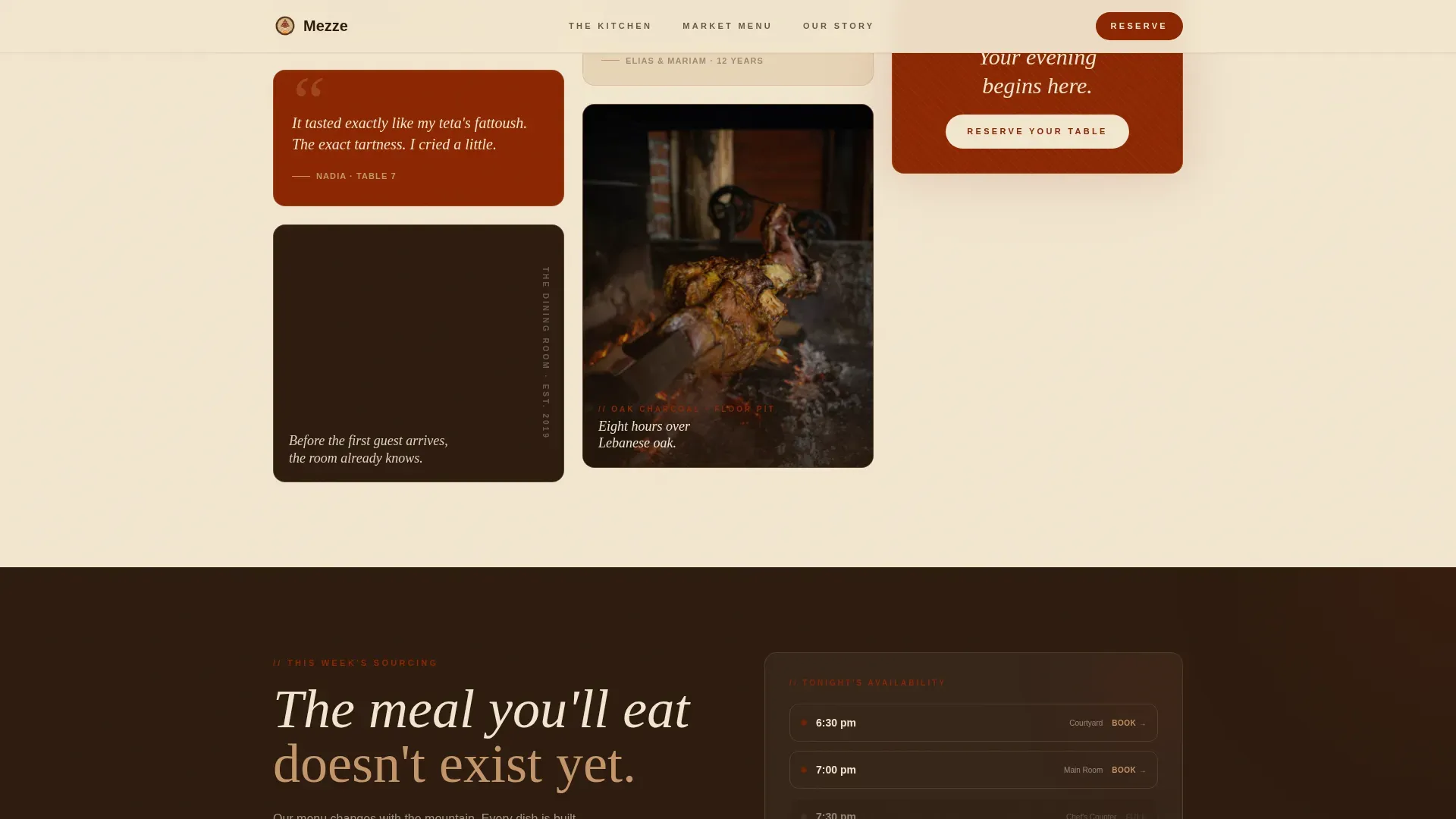 Middle Eastern Cuisine & Dining Advanced Blog Website Template
