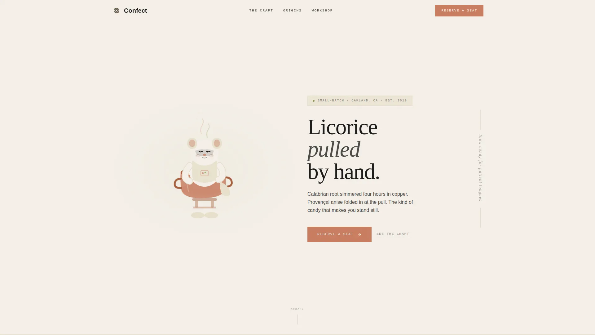 Chocolate & Confectionery Professional Website Template