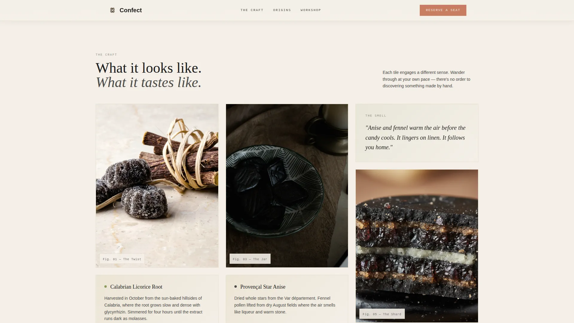 Chocolate & Confectionery Professional Website Template