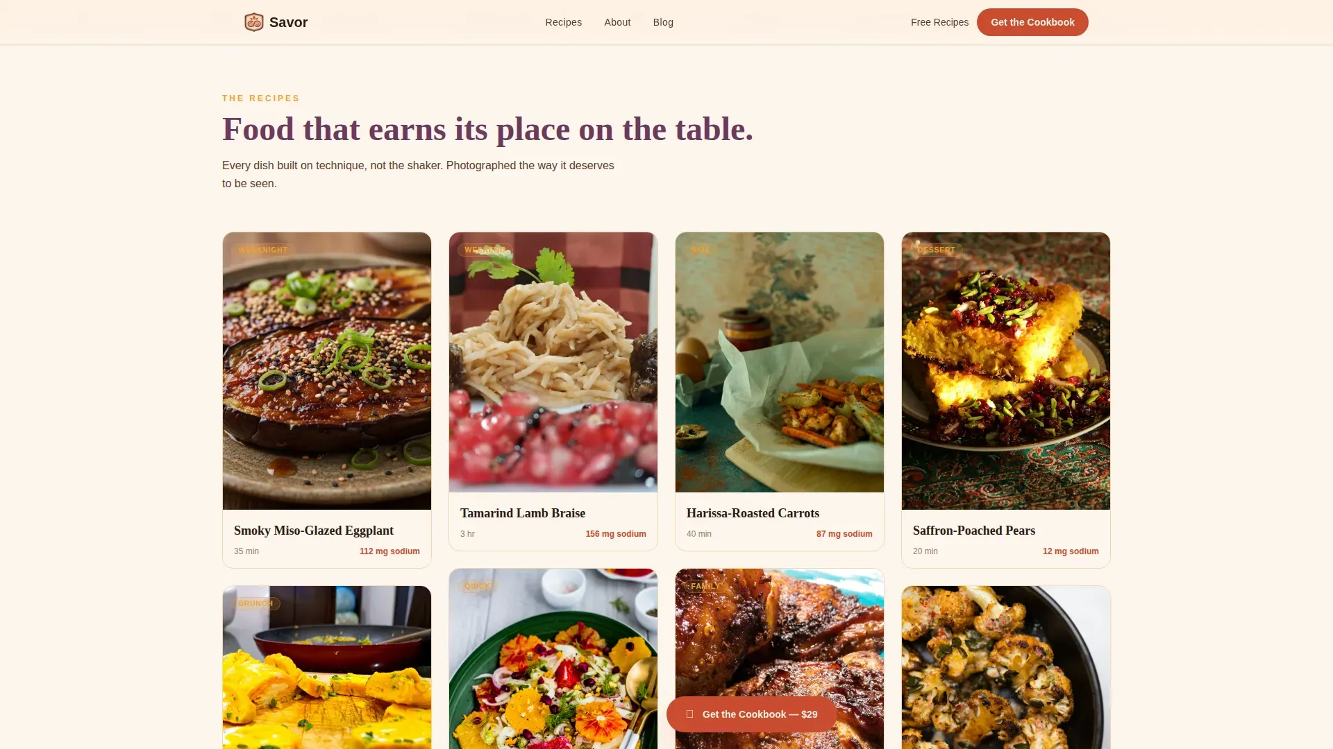 Elite Sodium Guide Landing Page Template