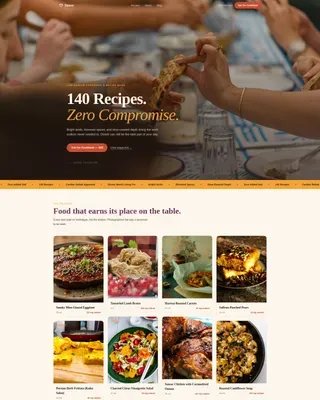 Elite Sodium Guide Landing Page Template