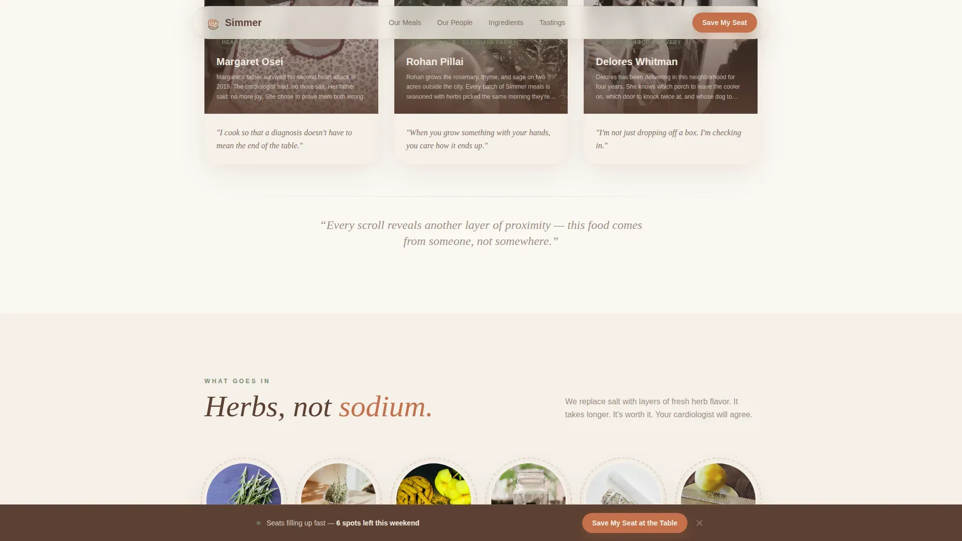 Agrarian Maltese Food Truck Landing Page Template
