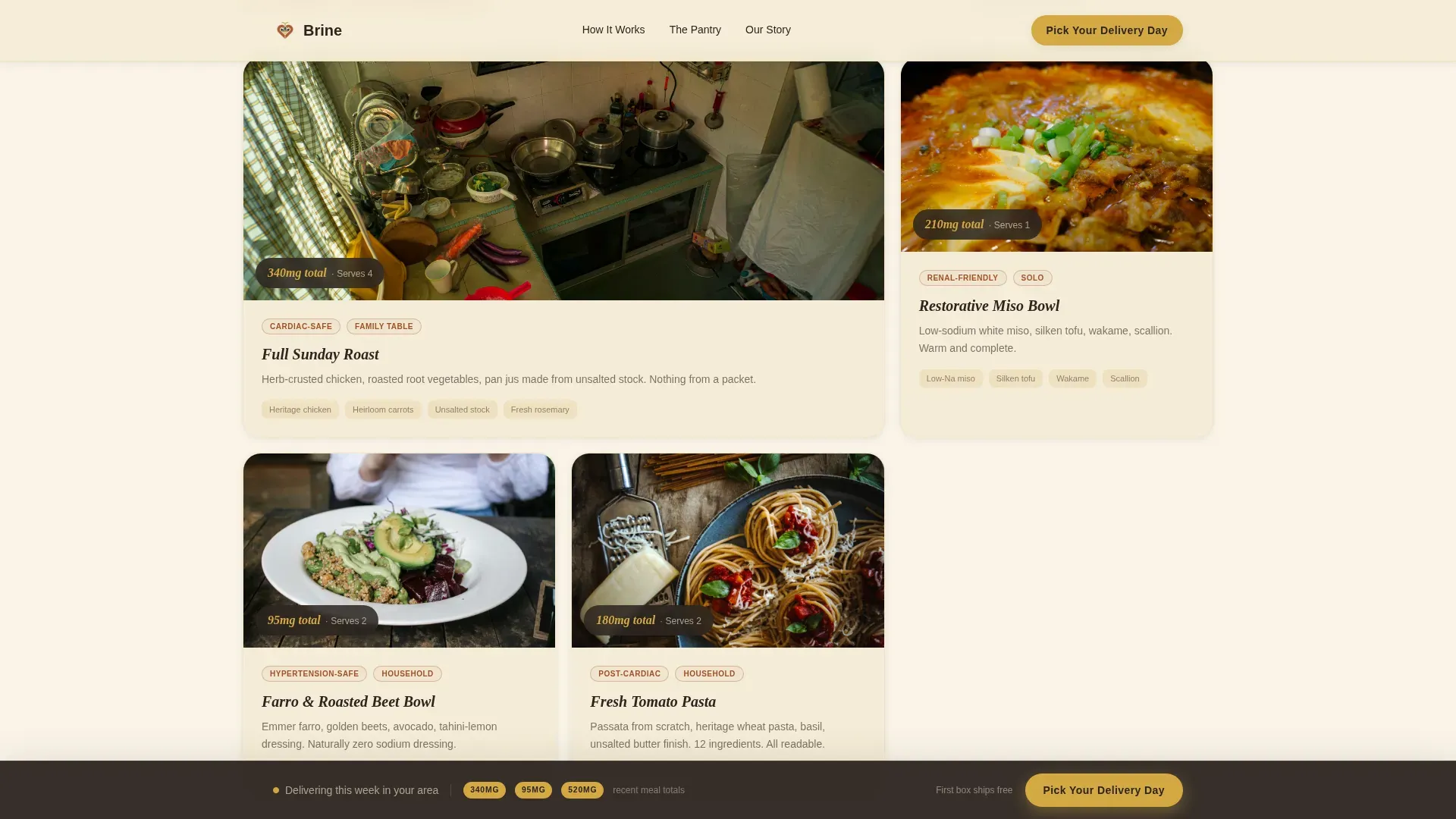 Rapid Wellness Delivery Landing Page Template