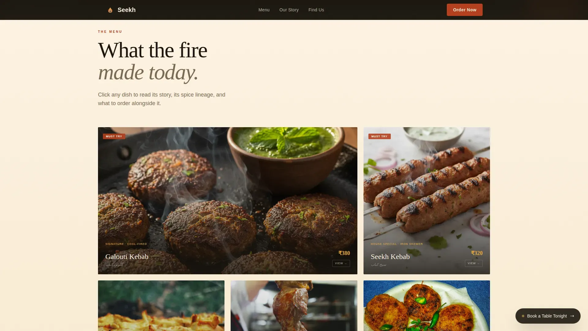 Complete Regional & Specialty Restaurant Portfolio & Case Study Website Template