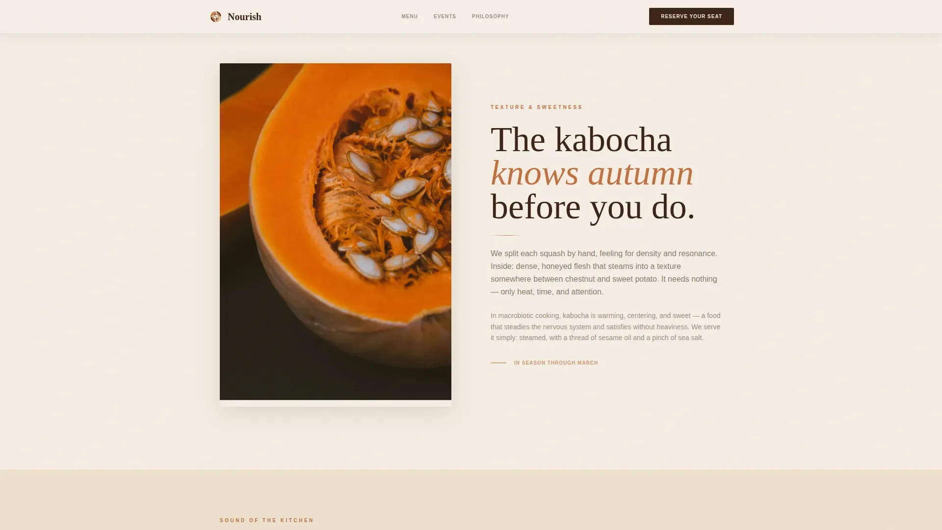 Premium Macrobiotics Landing Page Template