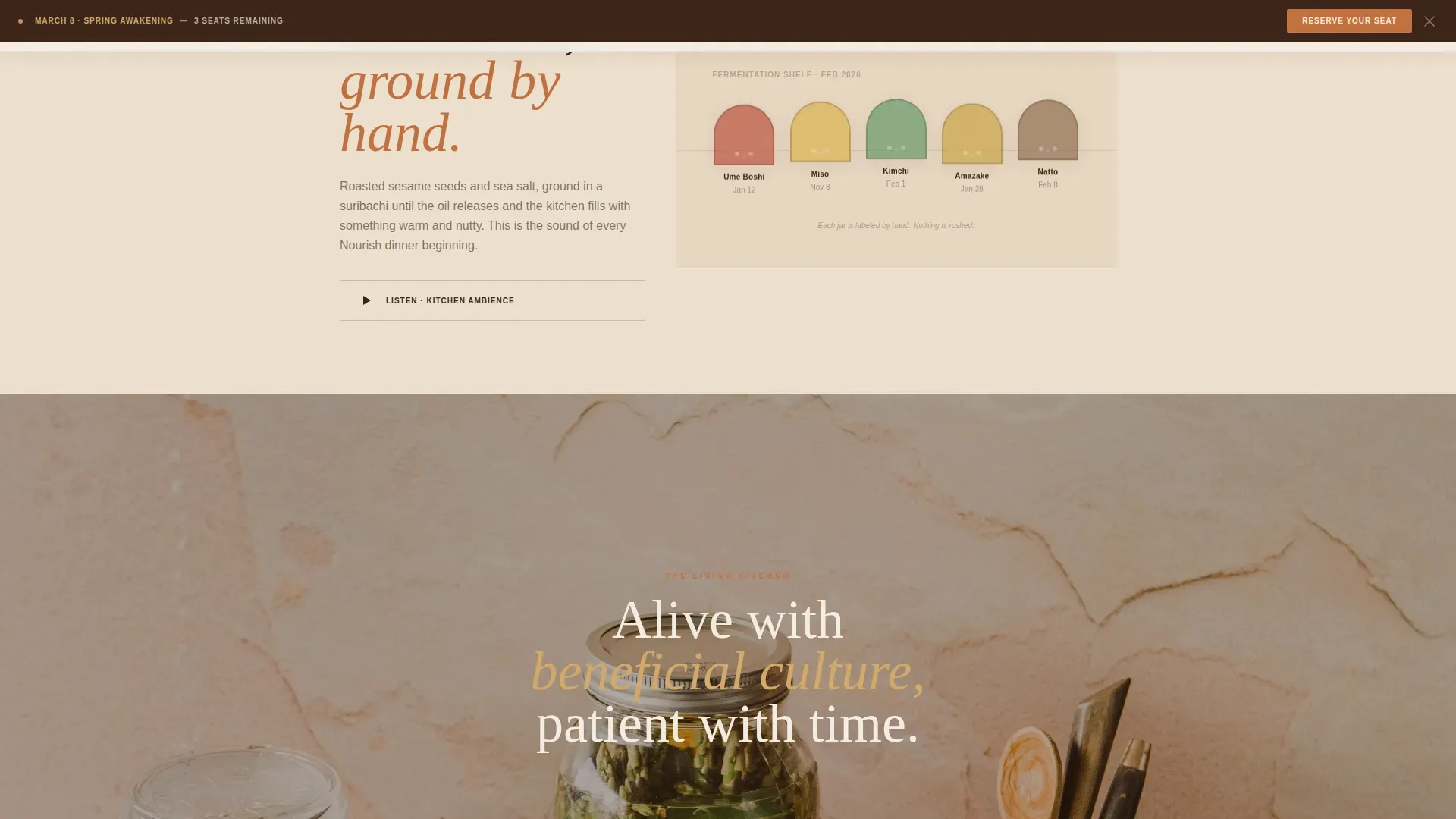 Premium Macrobiotics Landing Page Template