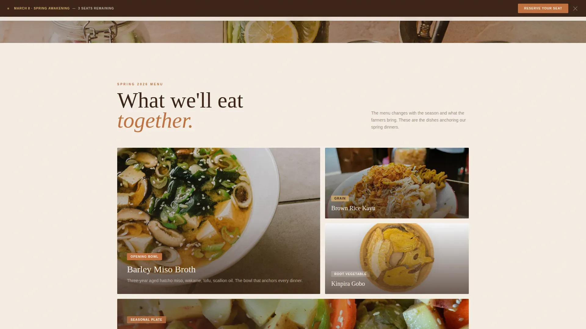 Premium Macrobiotics Landing Page Template