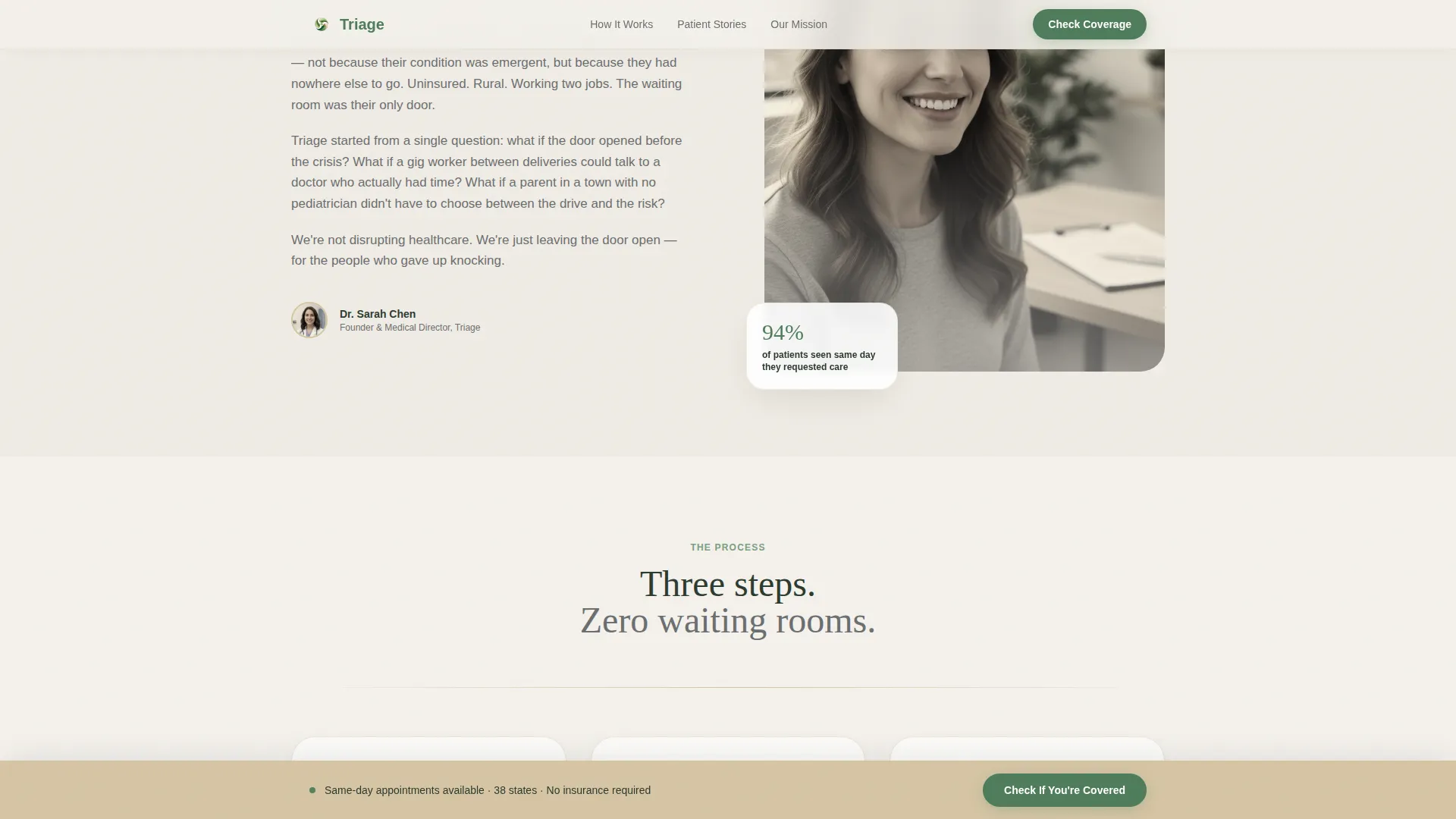 Healthcare Access Nonprofit Professional Website Template
