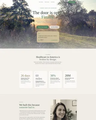 Healthcare Access Nonprofit Professional Website Template