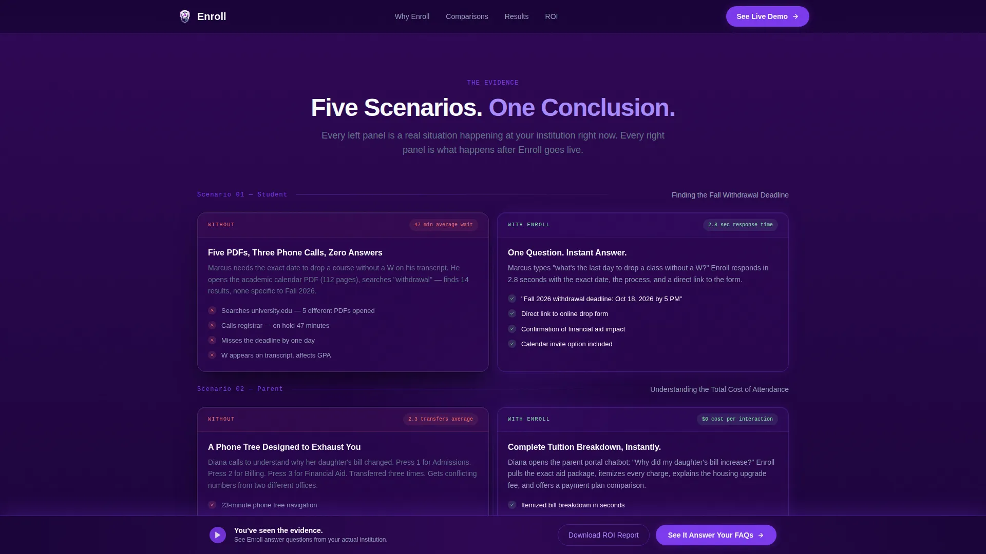 AI for Higher Education Education Website Template