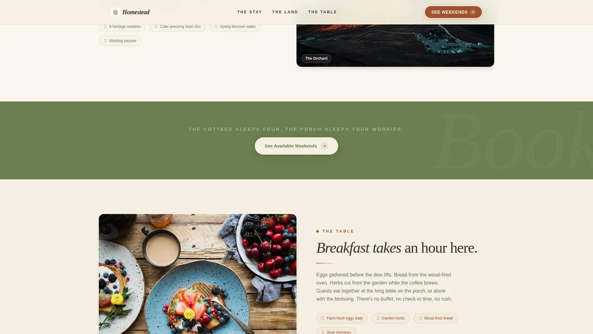 Agri-Tourism & Farm Experience Booking Website Template