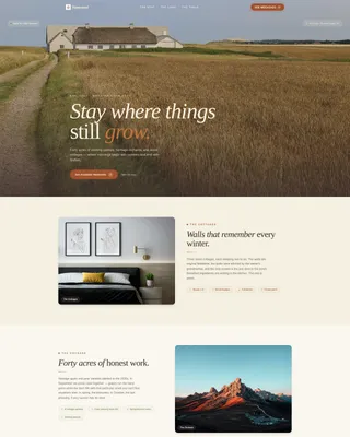 Agri-Tourism & Farm Experience Booking Website Template
