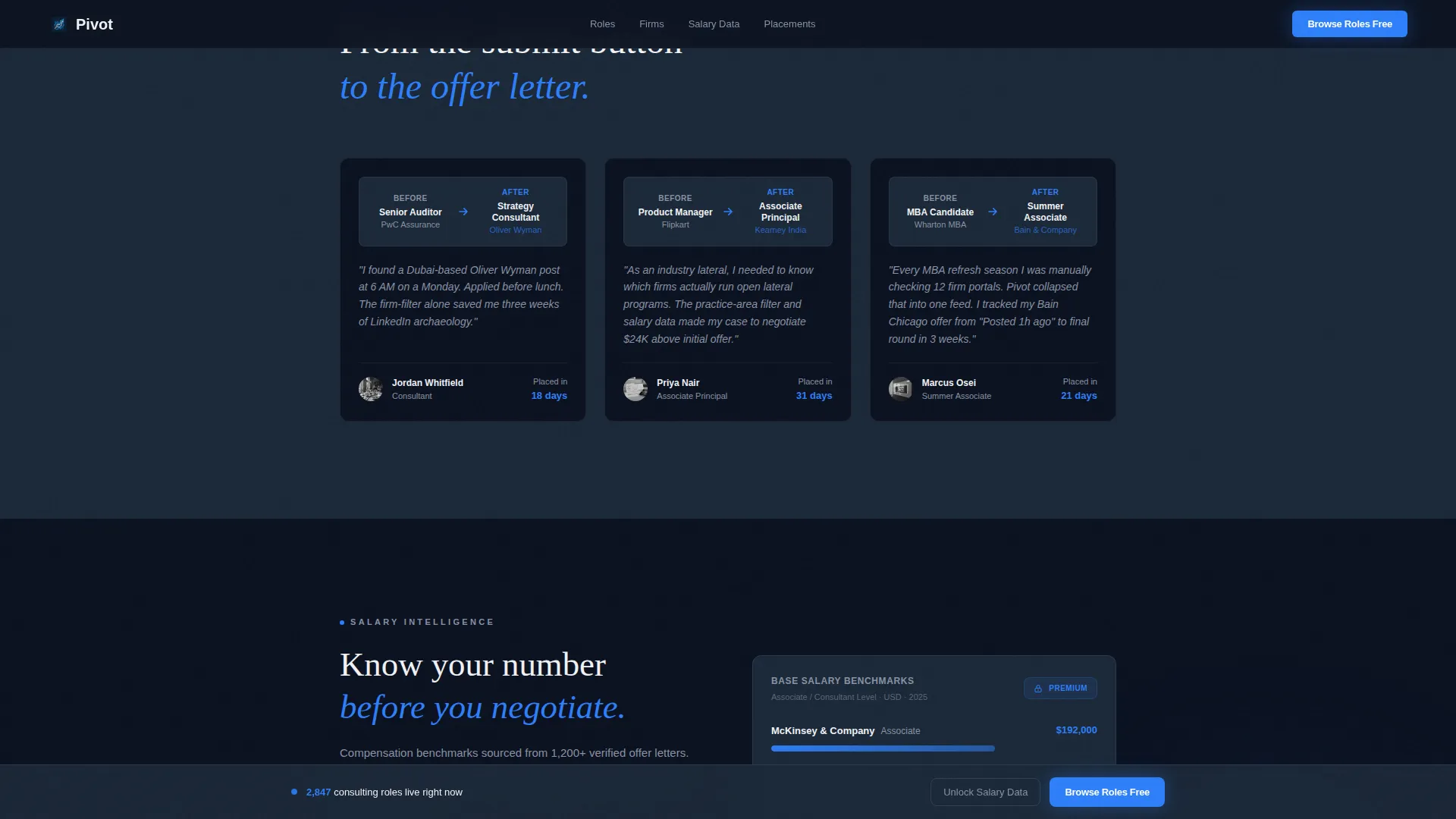 Consulting Digital Presence Reviews Website Template