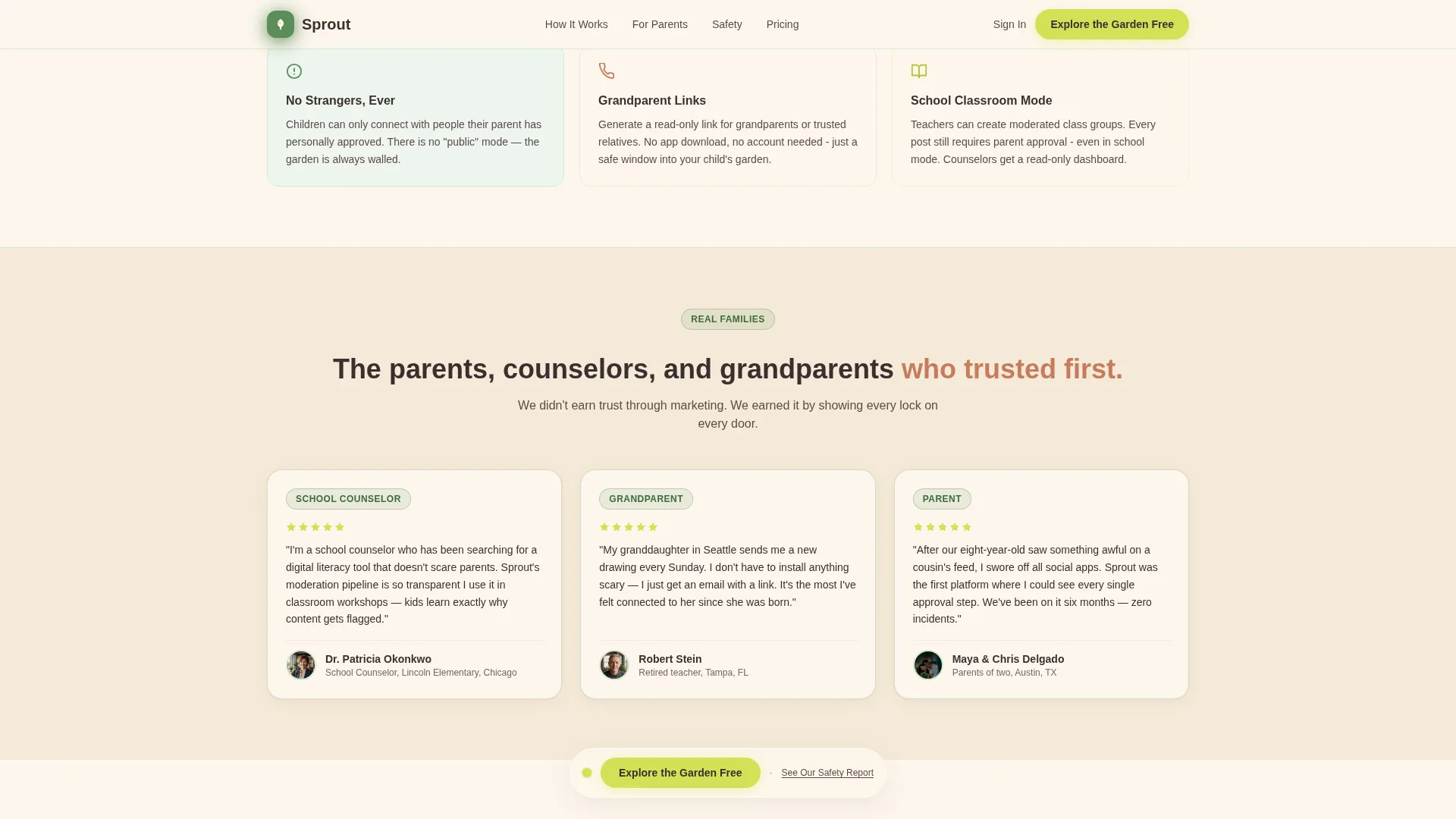 Kids Online Safety & Tech Professional Website Template