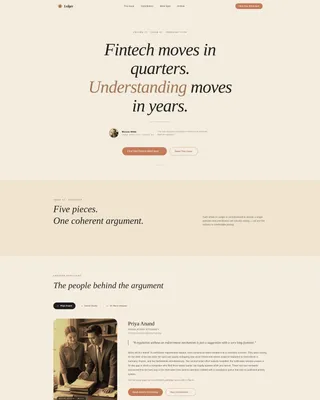 Fintech Newsletter Privacy Policy Website Template