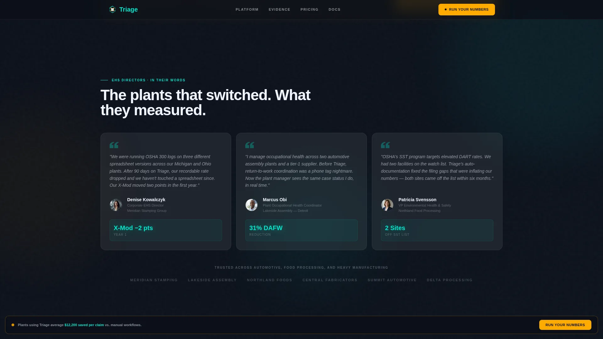 Manufacturing Software Professional Website Template