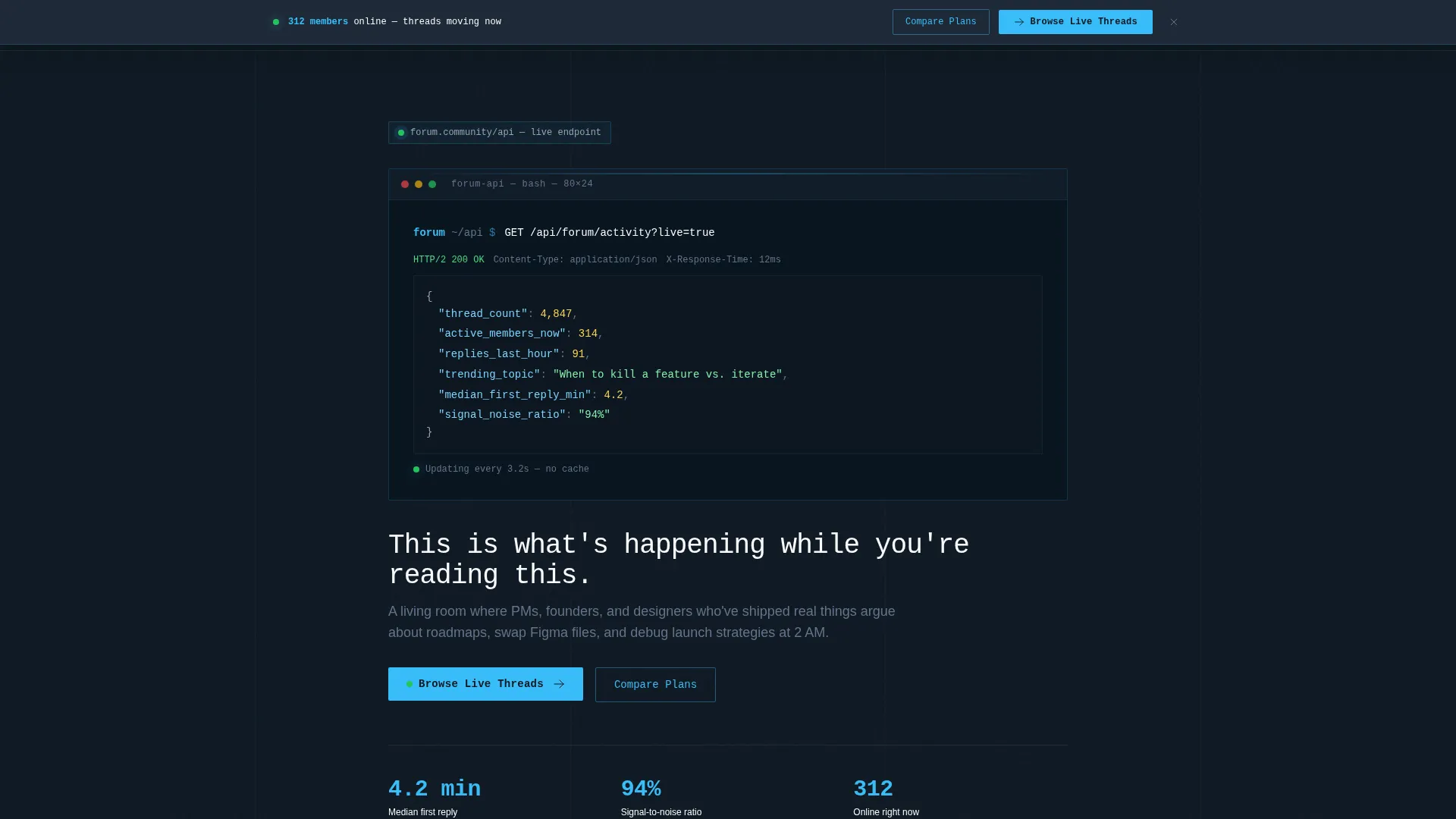 Community & Forum Professional Website Template