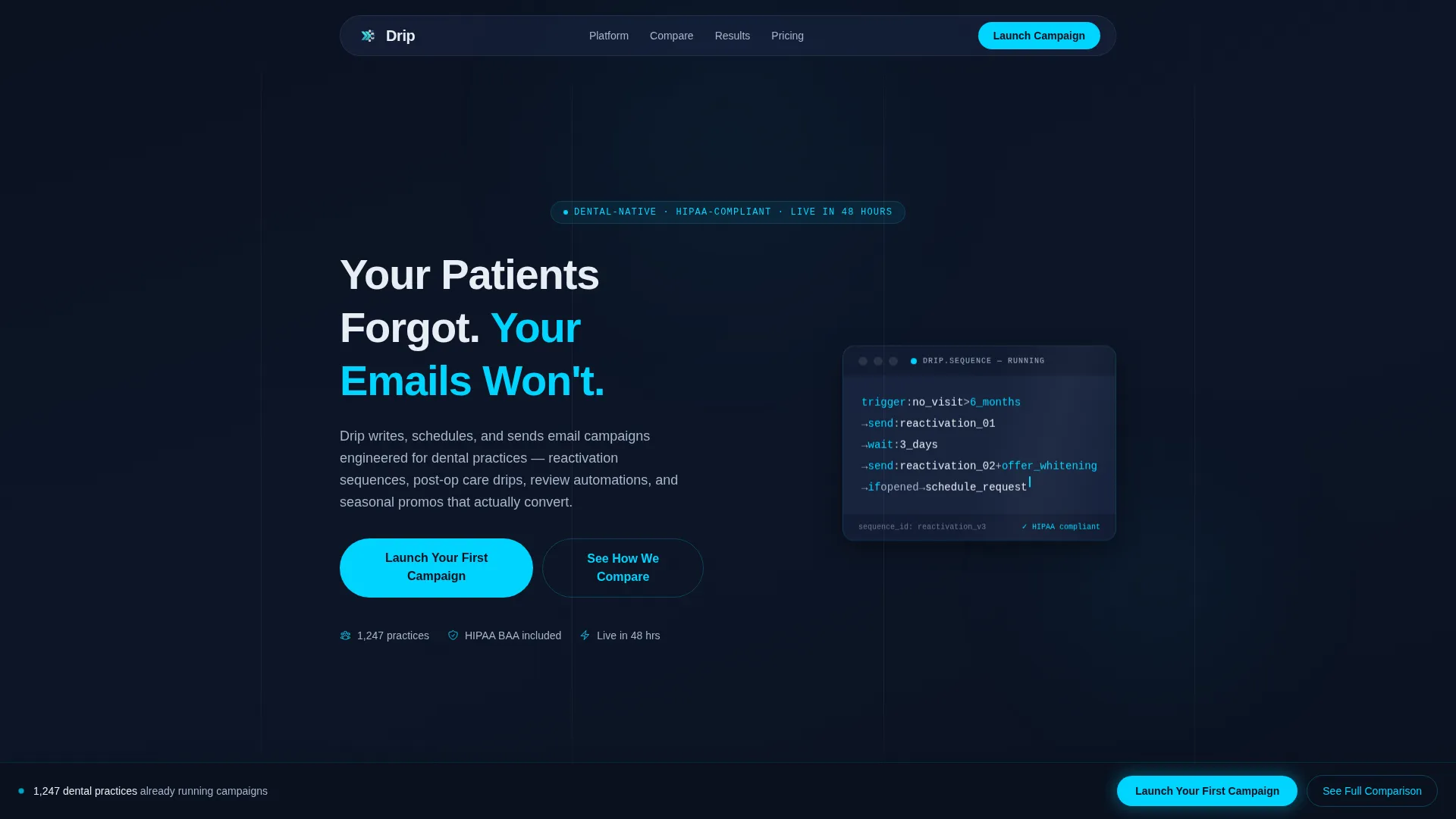 Dental Software Booking Website Template
